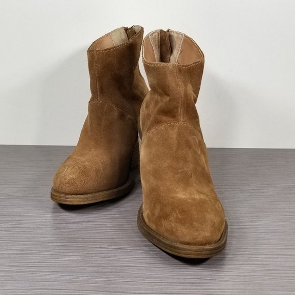 Steve Madden Shrines Bootie, Chestnut Suede, Womens Size 7 - Picture 4 of 8